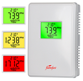 CO2 Monitor for Schools & Offices: Hard-Wired