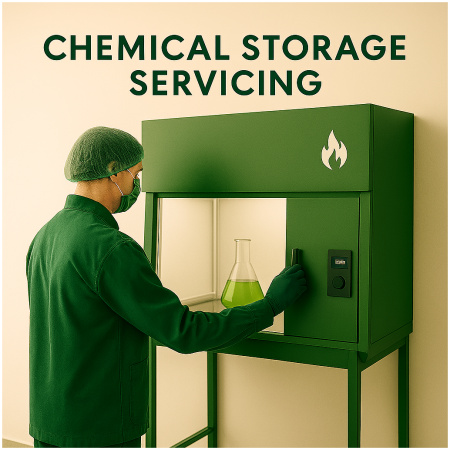 Chemical Storage & Solvent Handling System Servicing