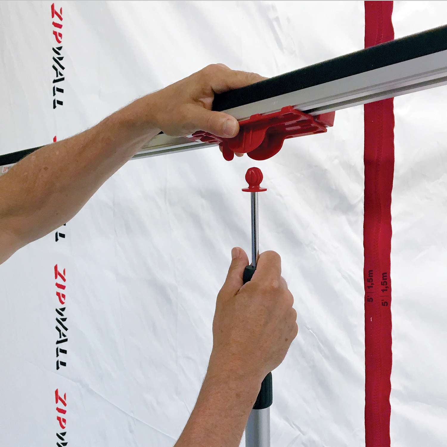 Span™ Adjustable Tapeless Seal for ZipWall Dust Barriers - Image 3