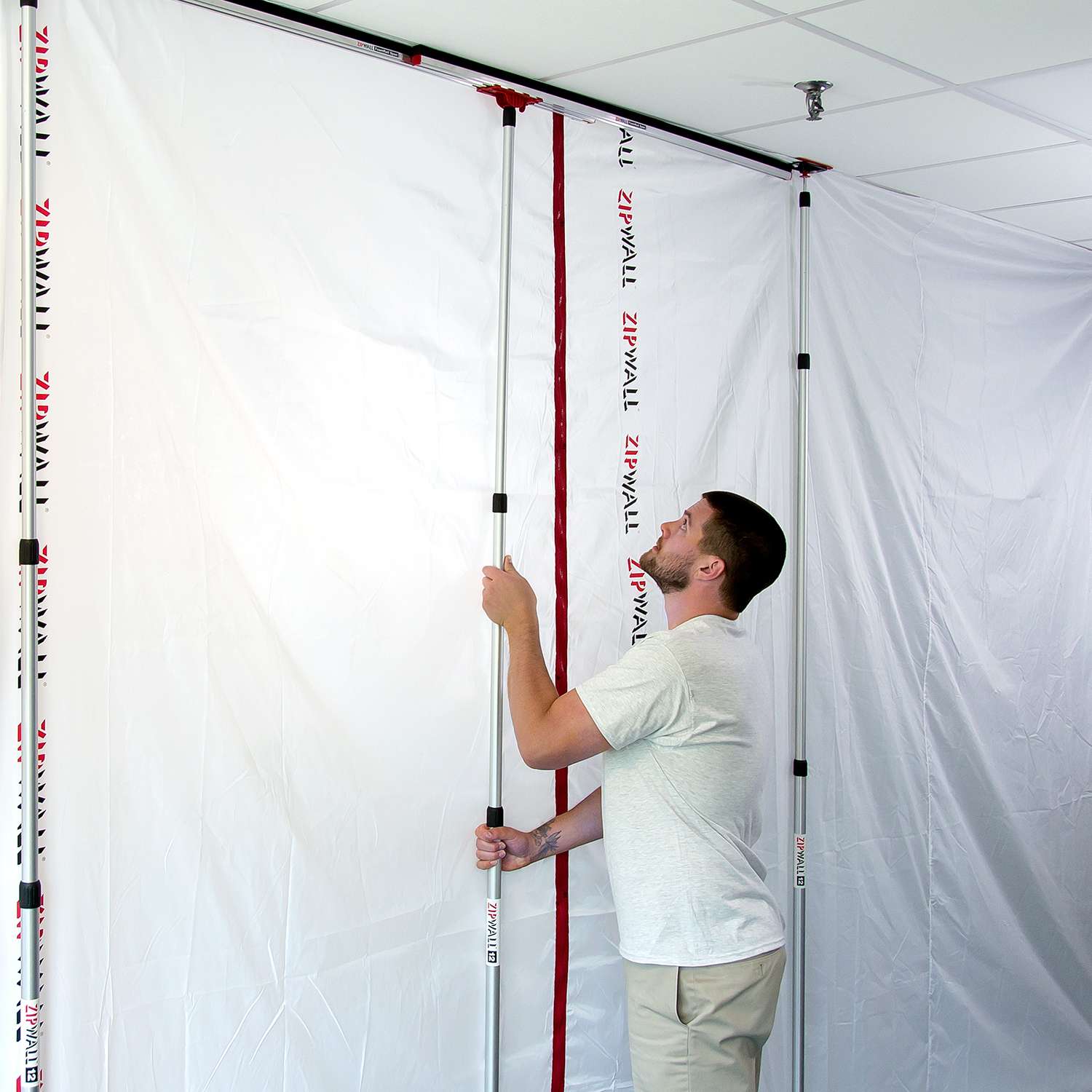 Span™ Adjustable Tapeless Seal for ZipWall Dust Barriers - Image 7