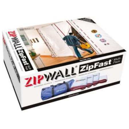 Dust Barrier Panels | ZipFast – Reusable Zippered Barrier Panels - Multipack