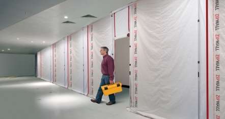 ZipWall Dust Barrier System
